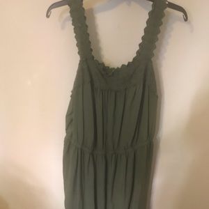 Woven Strap Midi Dress